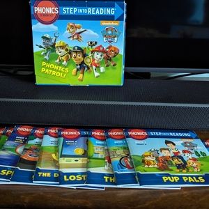 Phonics step into reading paw patrol books